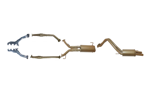 Toyota Landcruiser 200 Series V8 4.7L Petrol 2008 to Sep 2015 - Twin 2 1/2" with Cats and Headers Kit