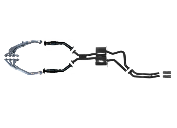 Holden VY Series 2 - VZ 5.7 8 Cylinder Try-Y Headers 3" Inch System With Rear Pipe Only