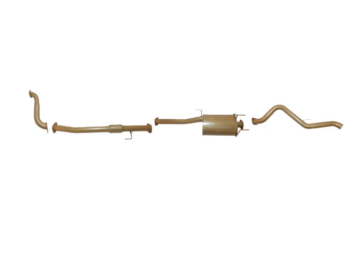 Isuzu D-MAX 3L (4JJ1-TCX) TD July 2012 to 2017 Pre DPF Model - Turbo Back Exhaust Single 3" Kit with Muffler