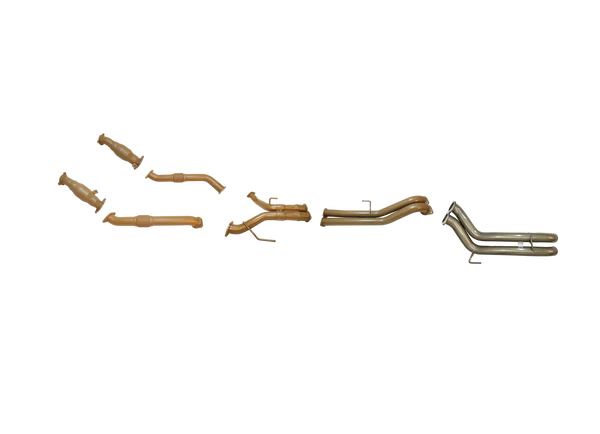 Toyota Landcruiser 200 Series V8 4.5L Diesel Twin Turbo 2008 to Sep 2015 (without DPF/Air Purifier) - Twin 3" with CATS Kit