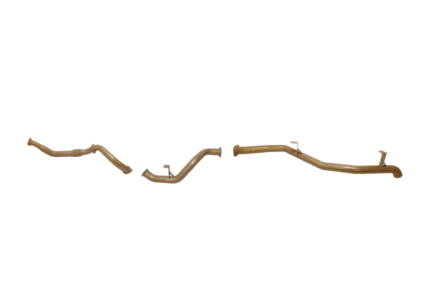 Toyota Landcruiser 70/78 Series V8 4.5L Single Turbo Troopy March 2007 to August 2016 (without DPF/Air Purifier) - Single 3" with Rear Pipe Only Kit