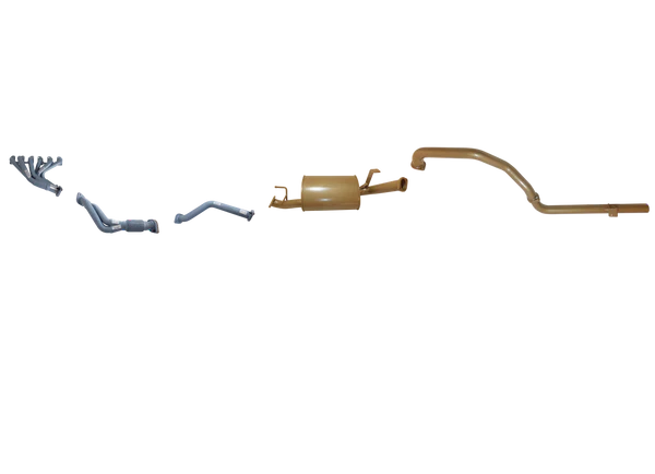 Toyota Landcruiser 100/105 Series 6 Cyl 4.2L Diesel 1998/2008 Non Turbo - Single 2 1/2" with Headers Kit