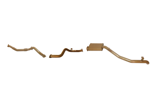 Toyota Landcruiser 70/79 Series V8 4.5L Single Turbo Ute March 2007 to August 2016 (without DPF/Air Purifier) - Single 3" with Rear Muffler.