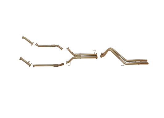 Toyota LandCruiser 200 Series VDJ200 4.5L V8 Twin Turbo Diesel (1VD-FTV) 2008 – Sept 2015 (Non-DPF) – Twin 2.5" Turbo Back Straight Pipe Exhaust System