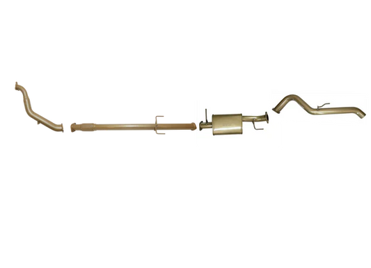 Mitsubishi Triton ML/MN 2.5L TD Dual Cab 2008 to 2015 - Single 3" with Rear Pipe Only Option Kit.