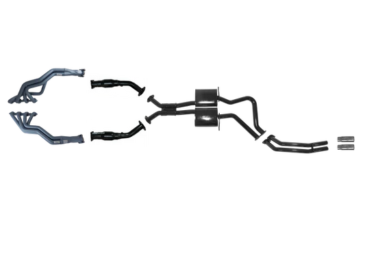 Holden VY Series 2 - VZ 5.7 8 Cylinder 1 7/8 Tuned Headers 2 1/2 Inch System With Rear Pipe Only