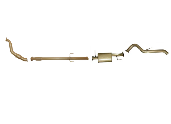 Mitsubishi Triton ML/MN 2.5L TD Dual Cab 2008 to 2015 - Single 3" with CAT and Rear Pipe Only Option Kit