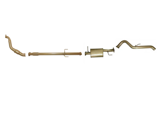 Mitsubishi Triton ML/MN 2.5L TD Dual Cab 2008 to 2015 - Single 3" with CAT and Rear Pipe Only Option Kit