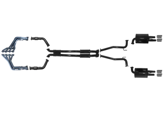 Holden VE -VF 8 Cylinder 6.0L / 6.2L Gen IV, LS2, LS3, 1 7/8 Tuned Headers 2 1/2 Inch System
