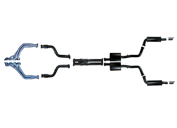 Chrylser 300C HEMI V8 (SEDAN ONLY) 2012 to 2022 6.4L 3” Exhaust System with Ceramic Coated Headers and Cats