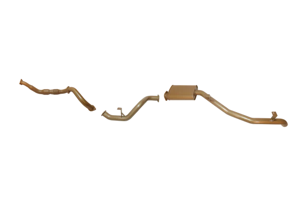 Toyota Landcruiser 70/78 Series V8 4.5L Single Turbo Troopy March 2007 to August 2016 (without DPF/Air Purifier) - Single 3" with CAT and Muffler Kit