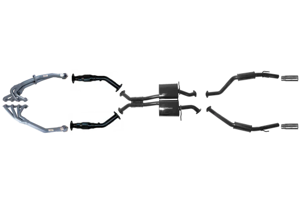 Holden 2005 - 06 CV8Z Monaro Duel Outlet Try-Y Headers 3" Inch System