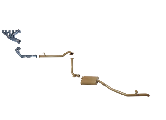 Toyota Landcruiser Troopy 75 Series 6 Cyl 4.2L Non Turbo - Single 2 1/2" with EGR Headers Kit.