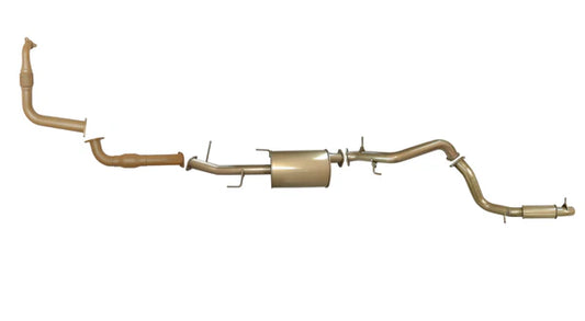 Mitsubishi Pajero NW (4M41T) 3.2L Turbo Diesel June 2012 to Nov 2016 - 3 Inch Turbo Back Exhaust System with Cat and Centre Muffler and Rear Resonator