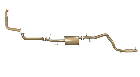 Mitsubishi Pajero NX (4M41T) 3.2L Turbo Diesel Sep 2014 to Sep 2016 - 3 Inch Turbo Back Exhaust System with Centre Muffler and Rear Resonator
