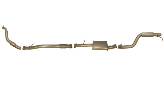 Mitsubishi Challenger PB/PC 2.5L (4D56T) 2009-2015 Manual - Single 3" Exhaust System with Cat, Muffler and Resonator
