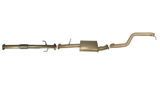 Mitsubishi Pajero Sport QE 2.4L Turbo Diesel (4N15) 2015 to 2019 - Single 3" (DPF Back) Exhaust System with Centre Muffler Only