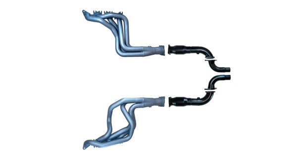 Ford Mustang (6th Generation) 2018 to 2023 5.0L V8 Coyote 3” Inch Ceramic Coated Headers and Cats to suit Factory Exhaust (Will fit RH Drive Only)