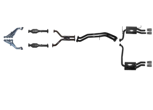 Ford Falcon GT BF 5.4L Boss Tri-Y Headers And Full System - No Centre Muffler - Duel Outlet