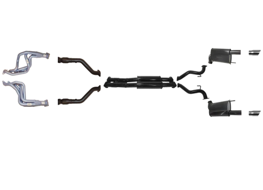 Ford Mustang Convertible 2015 to 2017 5.0L Headers, Cats And Twin 2 1/2 Inch System To Suit RH Drive Only
