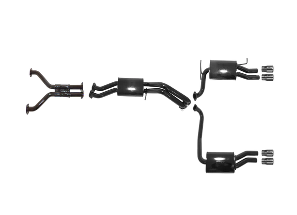 Ford Falcon GT FG and FG-X XR8 5.0L Supercharged Coyote Cat Back System with Duel Rear Muffler and Quad Tip Outlet