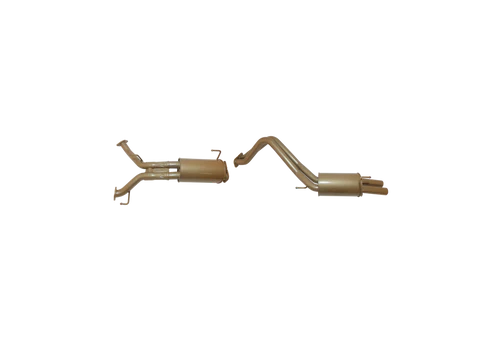 Toyota Landcruiser 200 Series V8 4.7L Petrol 2008 to Sep 2015 - Twin 2 1/2" Cat Back Kit